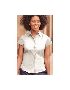 R-R-947F-0-Chemise ajustée manches courtes facile d’entretien pour femme 2